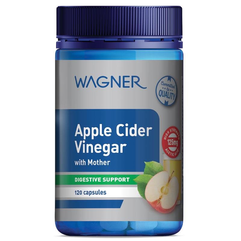 [Expiry: 08/2026] Wagner Apple Cider Vinegar with Mother 120 Capsules