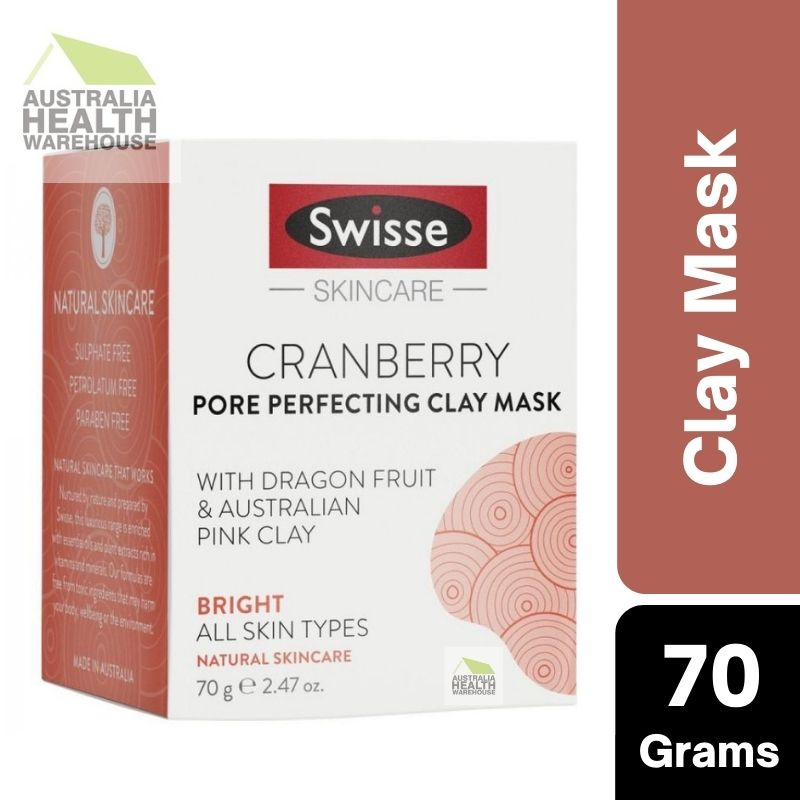 Swisse Cranberry Pore Perfecting Clay Mask 70g