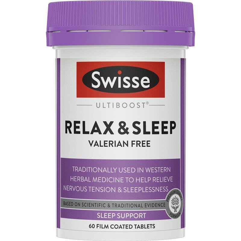 [Expiry: 09/2025] Swisse Ultiboost Relax & Sleep 60 Tablets