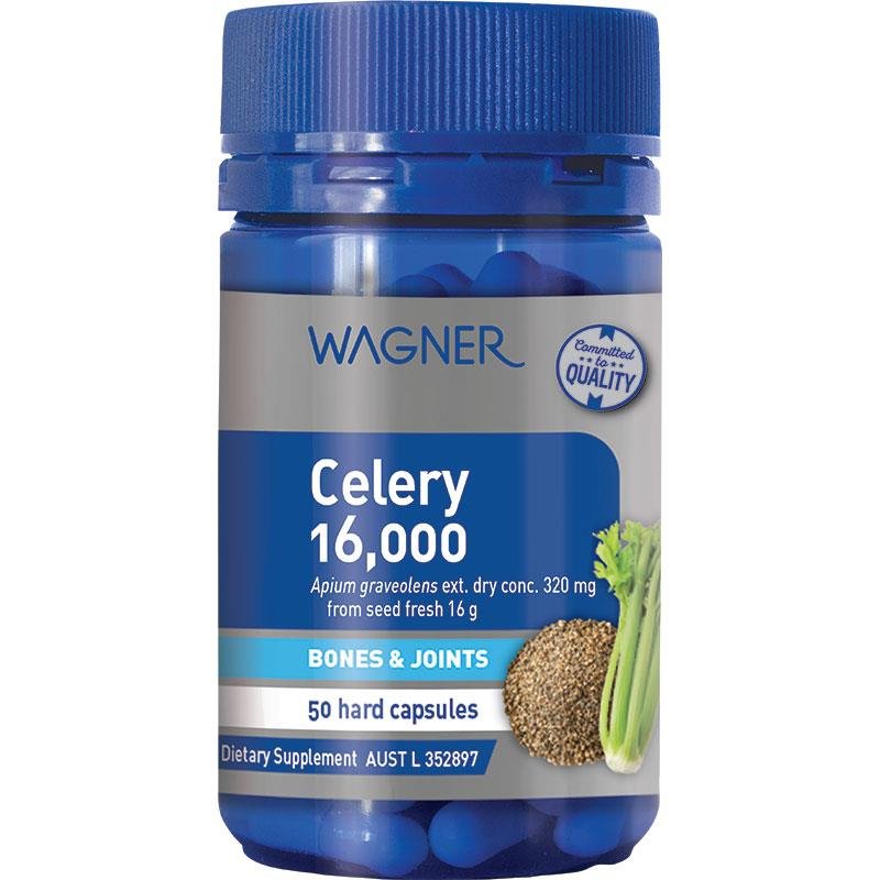 [Expiry: 01/2027] Wagner Celery 16000mg 50 Capsules