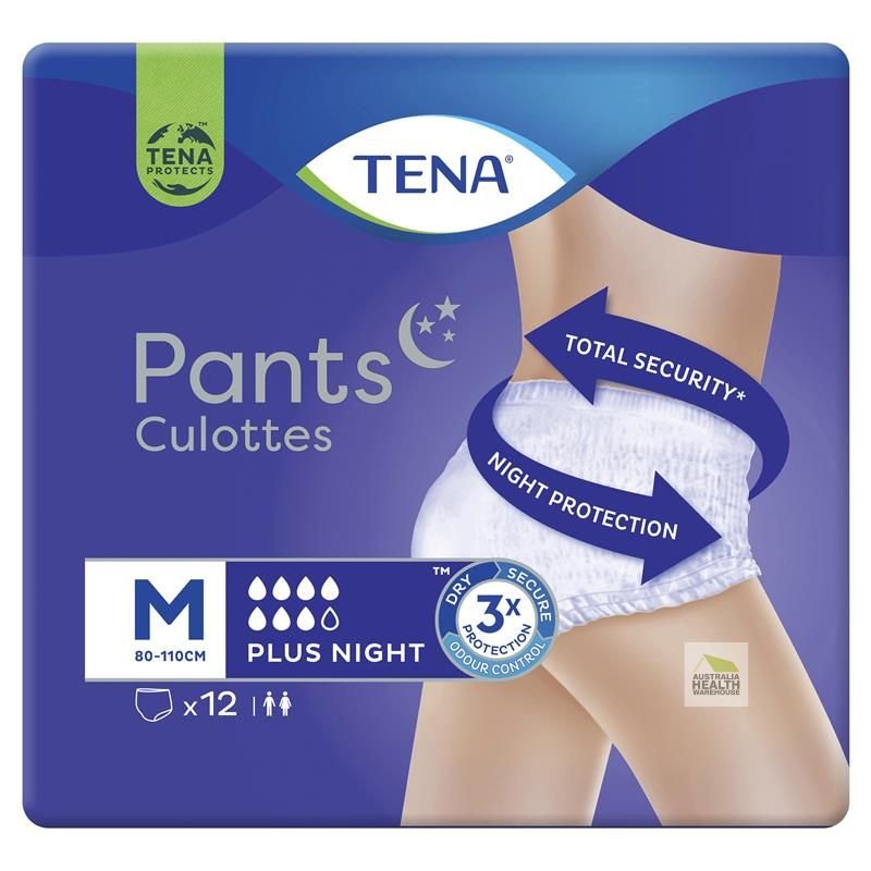 Tena Pants Plus Night Medium 12 Pants