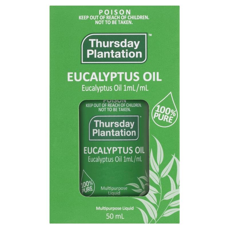 [Expiry: 09/2026] Thursday Plantation 100% Pure Eucalyptus Oil 50mL
