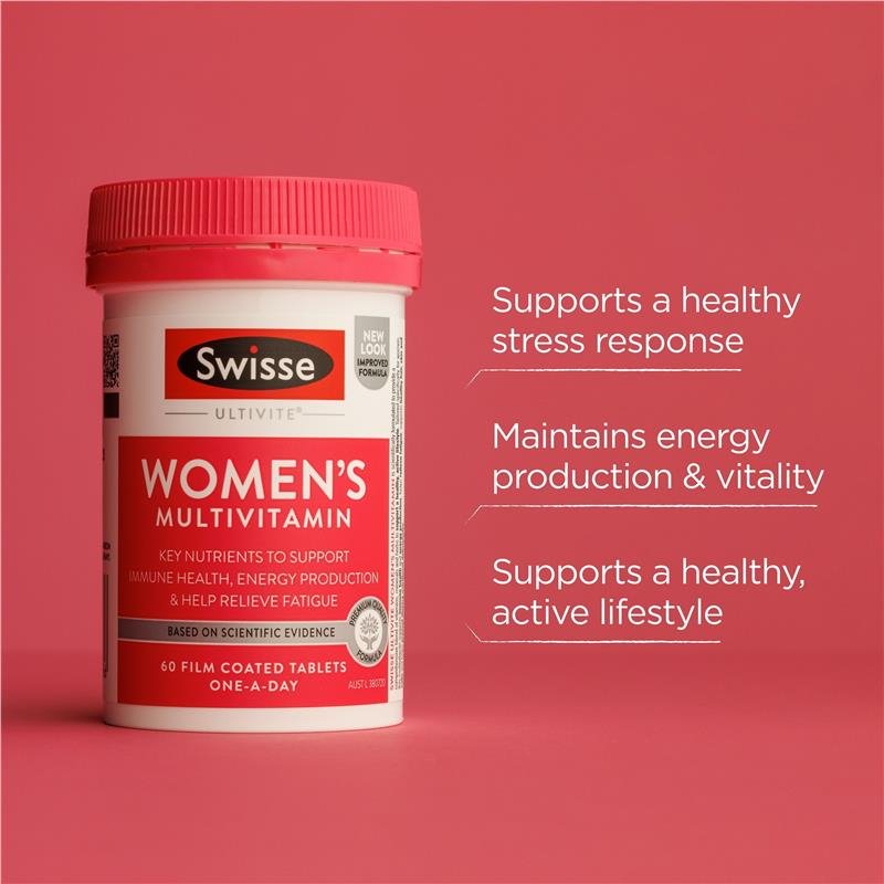 [Expiry: 11/2025] Swisse Women's Ultivite Multivitamin 60 Tablets