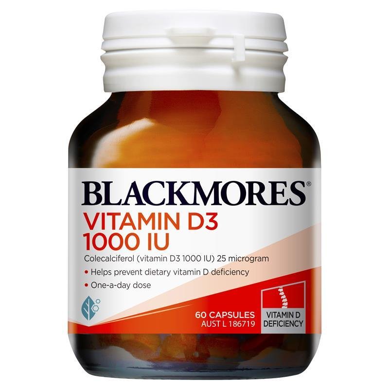 [Expiry: 03/2027] Blackmores Vitamin D3 1000IU 60 Tablets