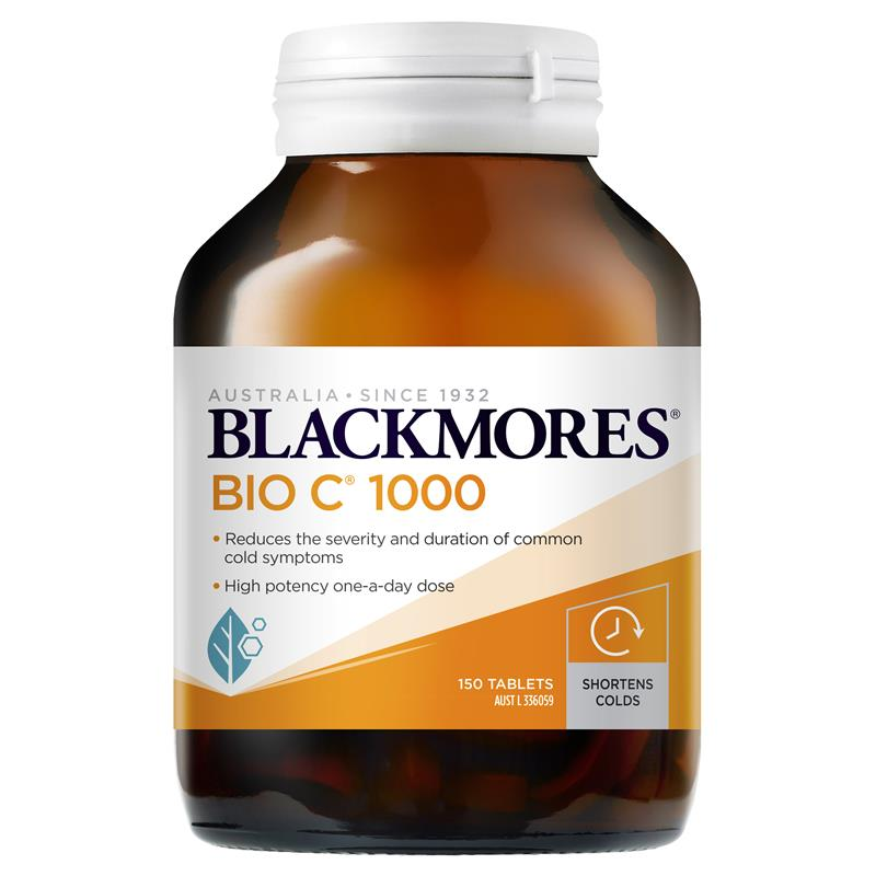 [Expiry: July 2025] Blackmores Bio C 1000mg 150 Vitamin C Tablets