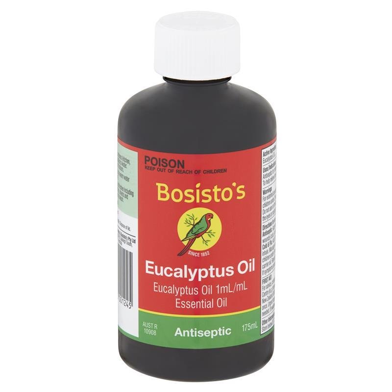 [Expiry: 08/2025] Bosisto’s Eucalyptus Oil 175mL