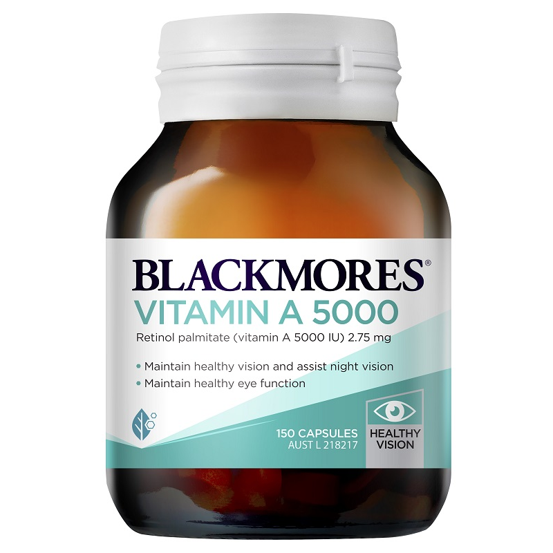 [CLEARANCE Expiry: 02/2025] Blackmores Vitamin A 5000IU 150 Capsules