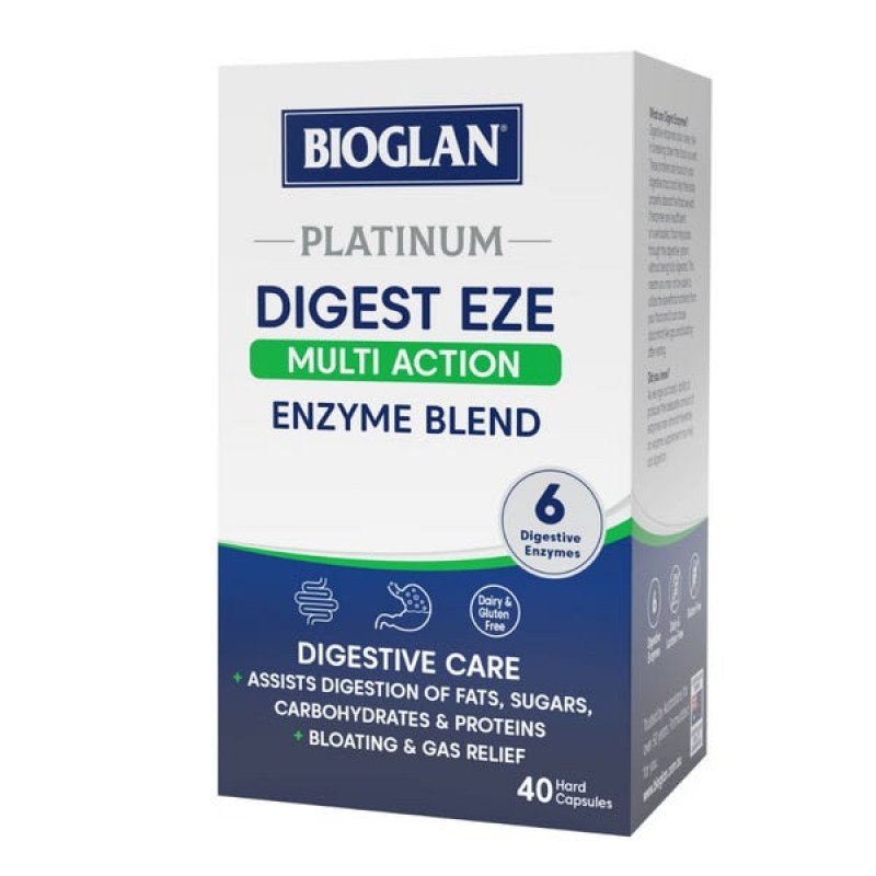 [Expiry: 04/2026] Bioglan Platinum Digest Eze 40 Capsules