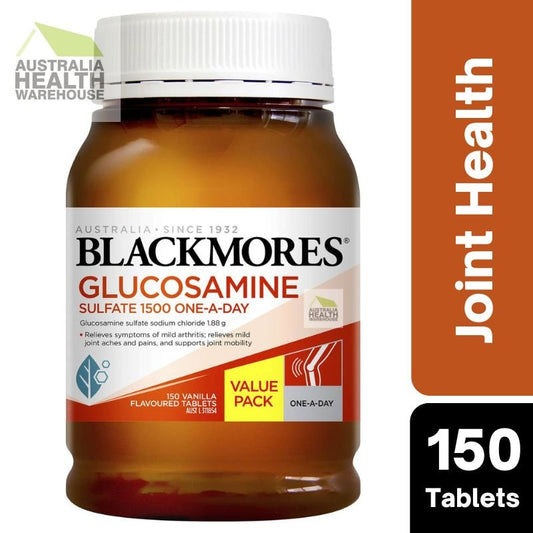 [CLEARANCE Expiry: 04/2025] Blackmores Glucosamine Sulfate 1500 One-A-Day 150 Tablets