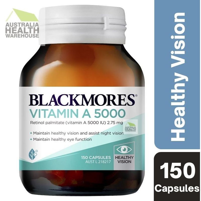 [CLEARANCE Expiry: 02/2025] Blackmores Vitamin A 5000IU 150 Capsules