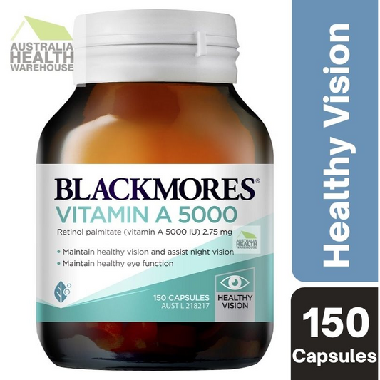 [CLEARANCE Expiry: 02/2025] Blackmores Vitamin A 5000IU 150 Capsules