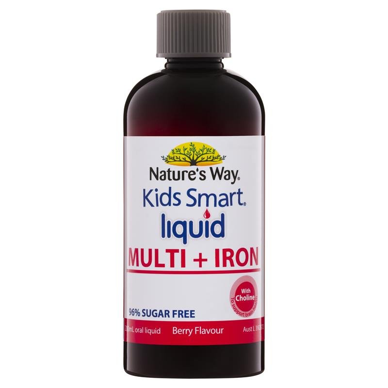 [Expiry: 02/2025] Nature's Way Kids Smart Liquid Multi + Iron 200mL