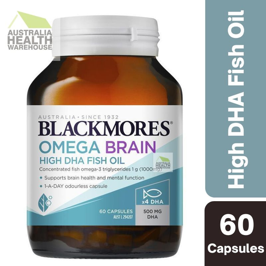 [Expiry: 07/2027] Blackmores Omega Brain 60 Capsules