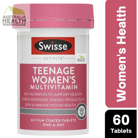 [Expiry: 02/2027] Swisse Ultivite Teenage Women's Multivitamin 60 Tablets