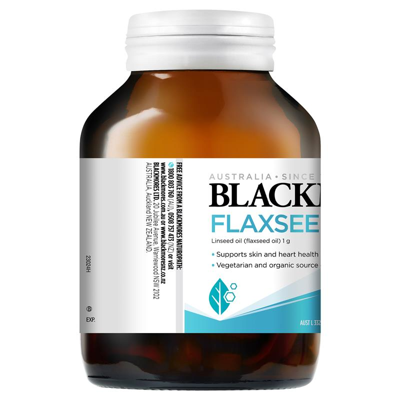 [Expiry: 09/2026] Blackmores Flaxseed Oil 100 Capsules