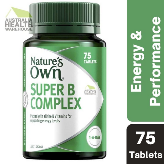 [CLEARANCE Expiry: 07/2024] Nature's Own Super B Complex 75 Tablets