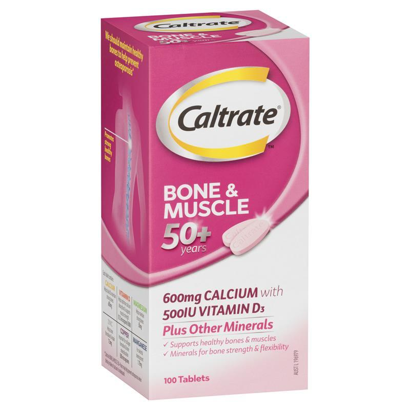 [CLEARANCE Expiry: 04/2025] Caltrate Bone & Muscle 50+ 100 Tablets
