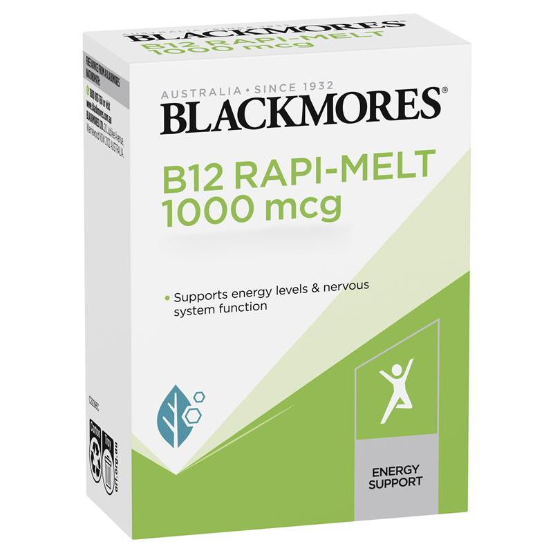 [Expiry; 09/2025] Blackmores B12 Rapi-Melt 1000 mcg 60 Melts