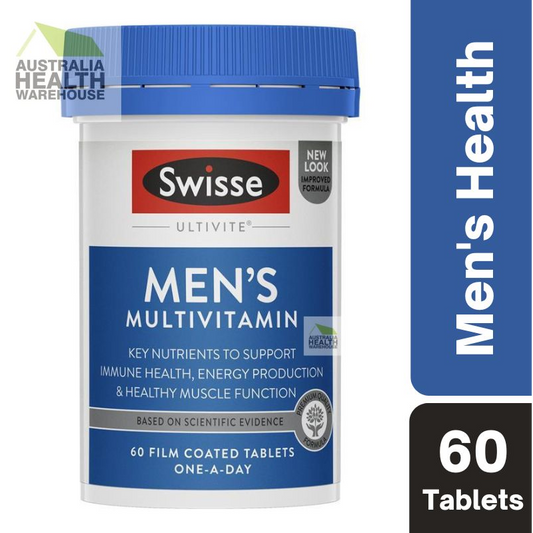 [Expiry: 11/2025] Swisse Men's Ultivite Multivitamin 60 Tablets