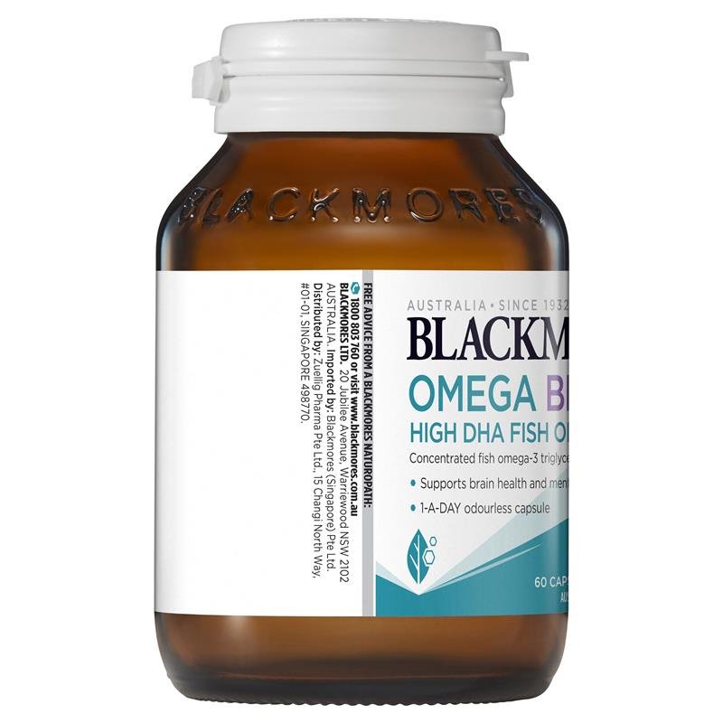 [Expiry: 07/2027] Blackmores Omega Brain 60 Capsules