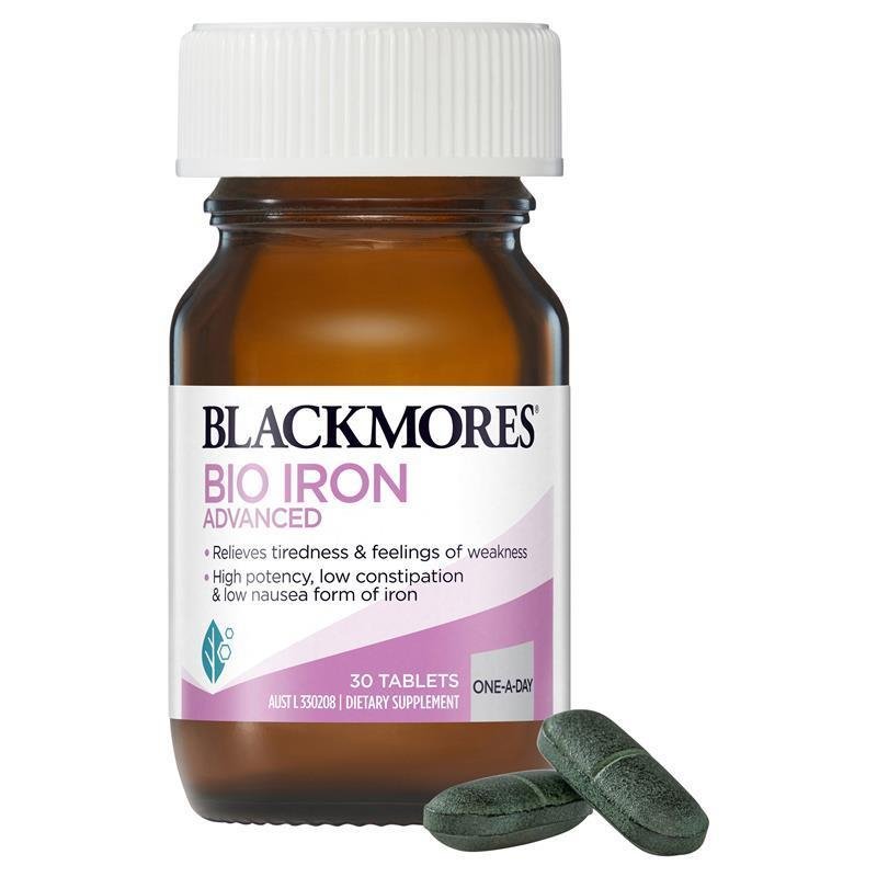 [Expiry: 08/2025] Blackmores Bio Iron Advanced 30 Tablets