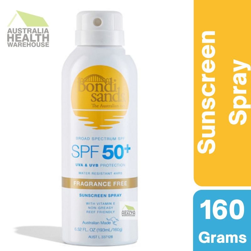 Bondi Sands SPF 50+ Fragrance Free Sunscreen Aerosol Spray 160g March 2025