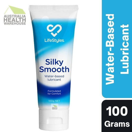 [Expiry: 09/2028] Ansell LifeStyles Silky Smooth Water-Based Lubricant 100g