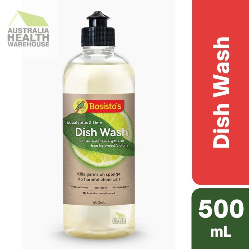 Bosisto's Eucalyptus & Lime Dish Wash 500mL