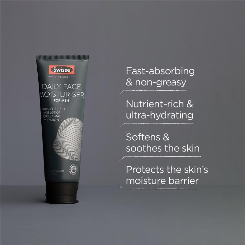 Swisse Skincare Daily Face Moisturiser For Men 120mL