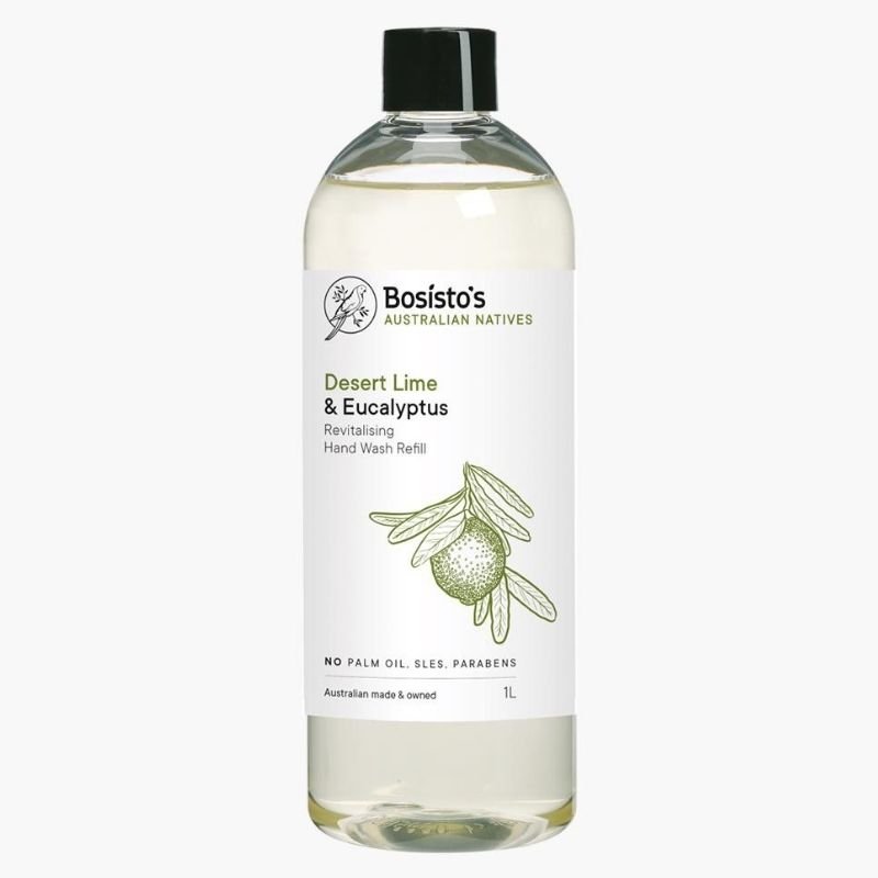 Bosisto's Desert Lime & Eucalyptus Revitalising Hand Wash Refill 1 Litre