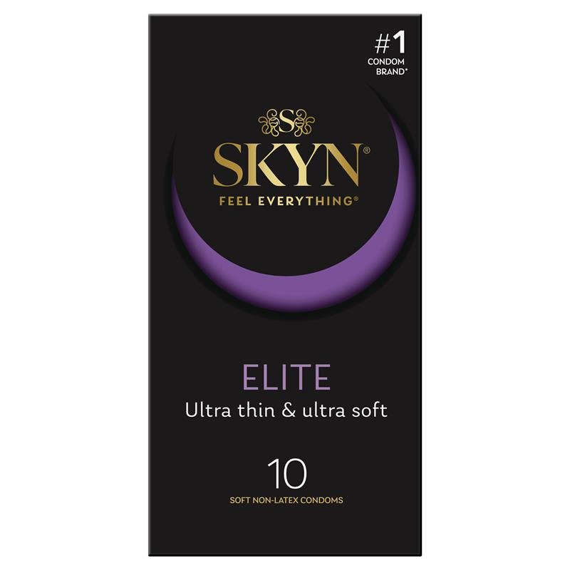 [Expiry: 10/2028] SKYN Elite Condoms 10 Pack