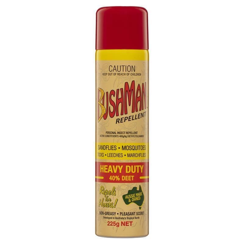 Bushman Heavy Duty Insect Repellent Aerosol 225g