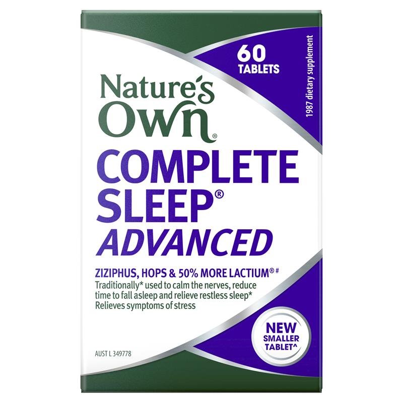 [Expiry: 09/2026] Nature's Own Complete Sleep Advanced 60 Tablets