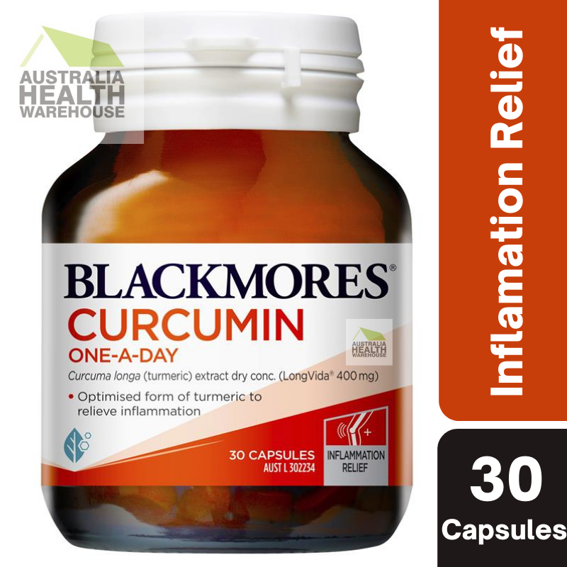 [Expiry: 09/2025] Blackmores Curcumin One-A-Day 30 Capsules