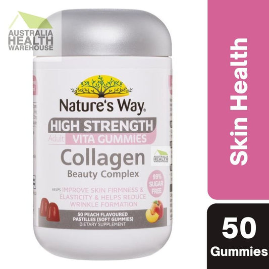 [Expiry: 12/2024] Nature's Way High Strength Adult Vita Gummies Collagen Beauty Complex 50 Pastilles