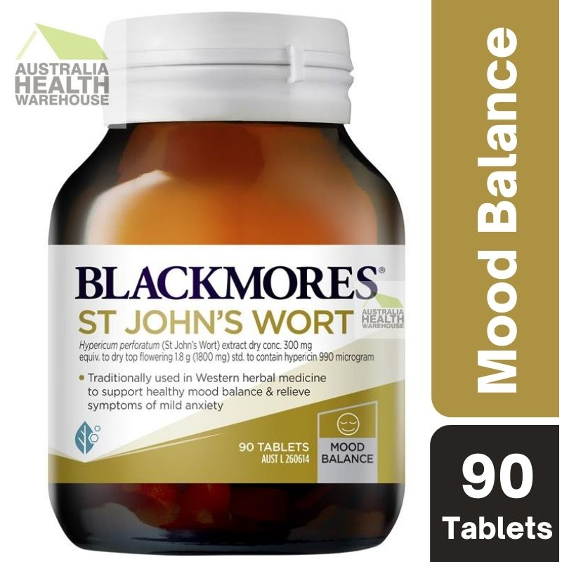 [Expiry: 09/2026] Blackmores St Johns Wort 90 Tablets