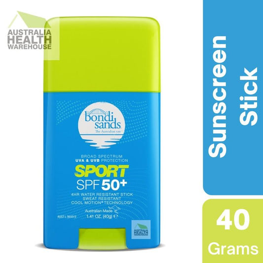 [CLEARANCE Expiry: 09/2024] Bondi Sands Sport SPF 50+ Sunscreen Stick 40g