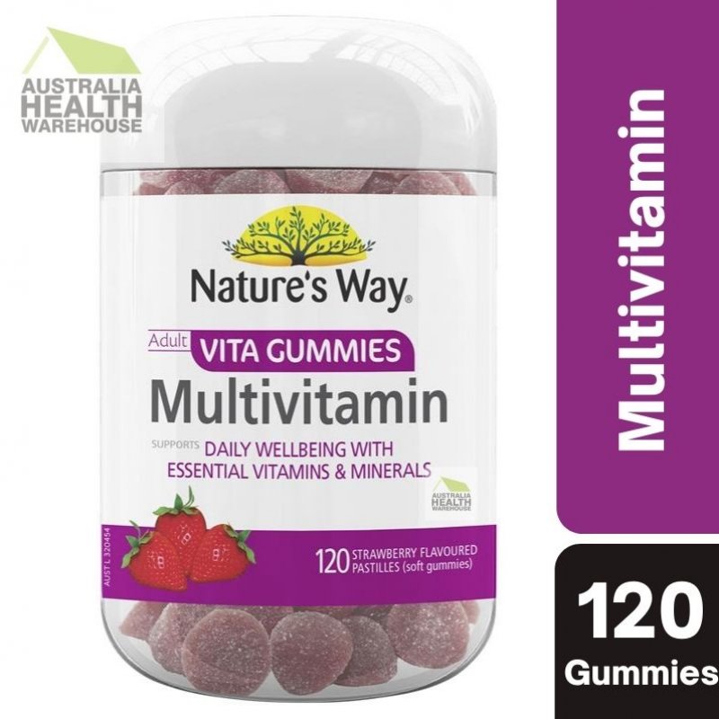 [Expiry: 11/2025] Nature's Way Vita Gummies Adult Multi-Vitamin 120 Pastilles