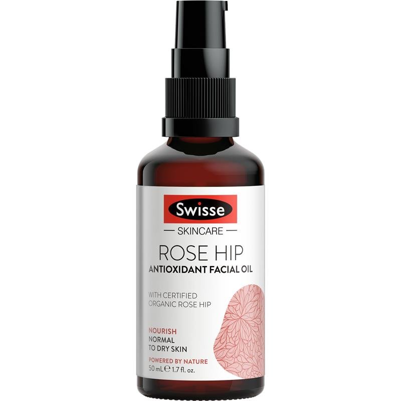 Swisse Skincare Rose Hip Antioxidant Facial Oil 50ml