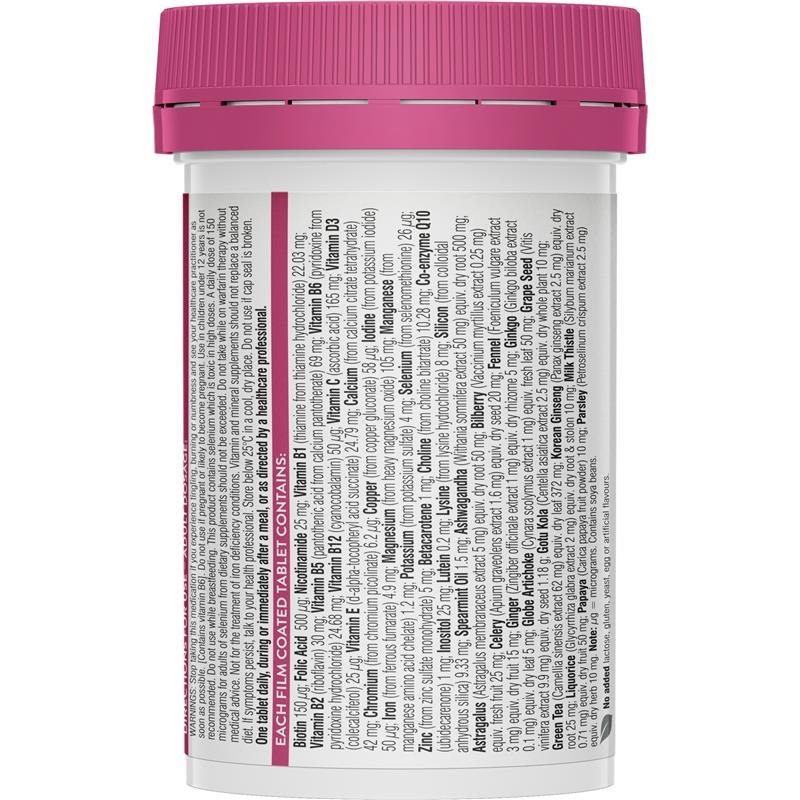 [Expiry: 11/2025] Swisse Women's Ultivite Multivitamin 60 Tablets