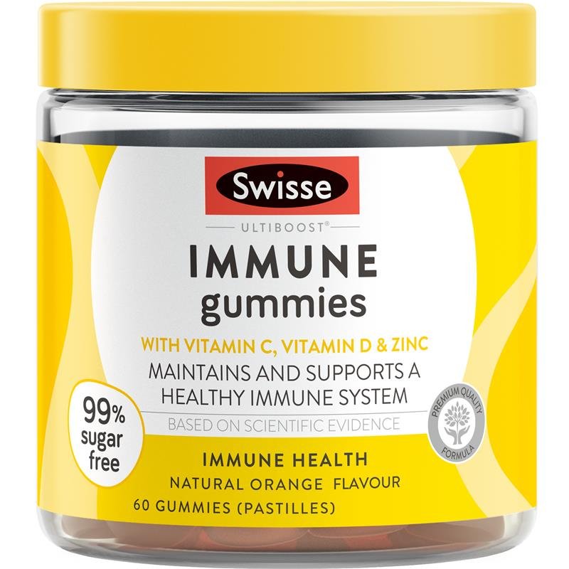 [CLEARANCE Expiry: 09/2024] Swisse Ultiboost Immune 60 Gummies