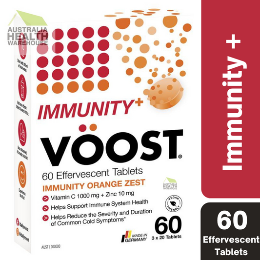 [CLEARANCE Expiry: 10/2025] Voost Immunity Orange Zest Effervescent 60 Tablets