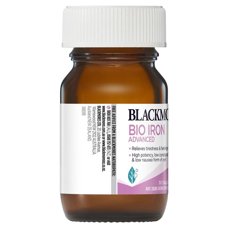 [Expiry: 08/2025] Blackmores Bio Iron Advanced 30 Tablets