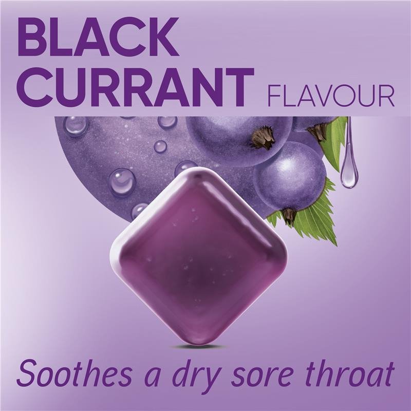 [Expiry: 03/2026] Soothers Blackcurrant 3x10 Lozenge Multipack