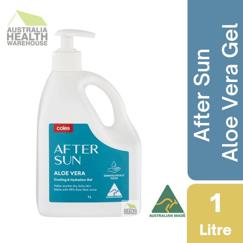 Coles Aftersun Aloe Vera Gel 1 Litre