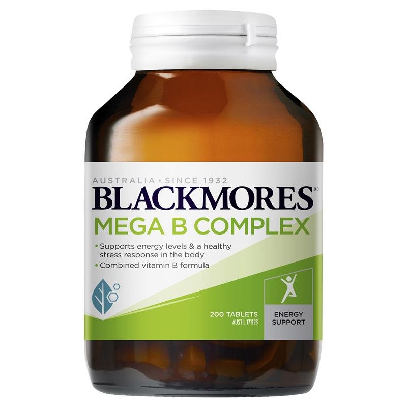 [Expiry: 08/2025] Blackmores Mega B Complex 200 Tablets