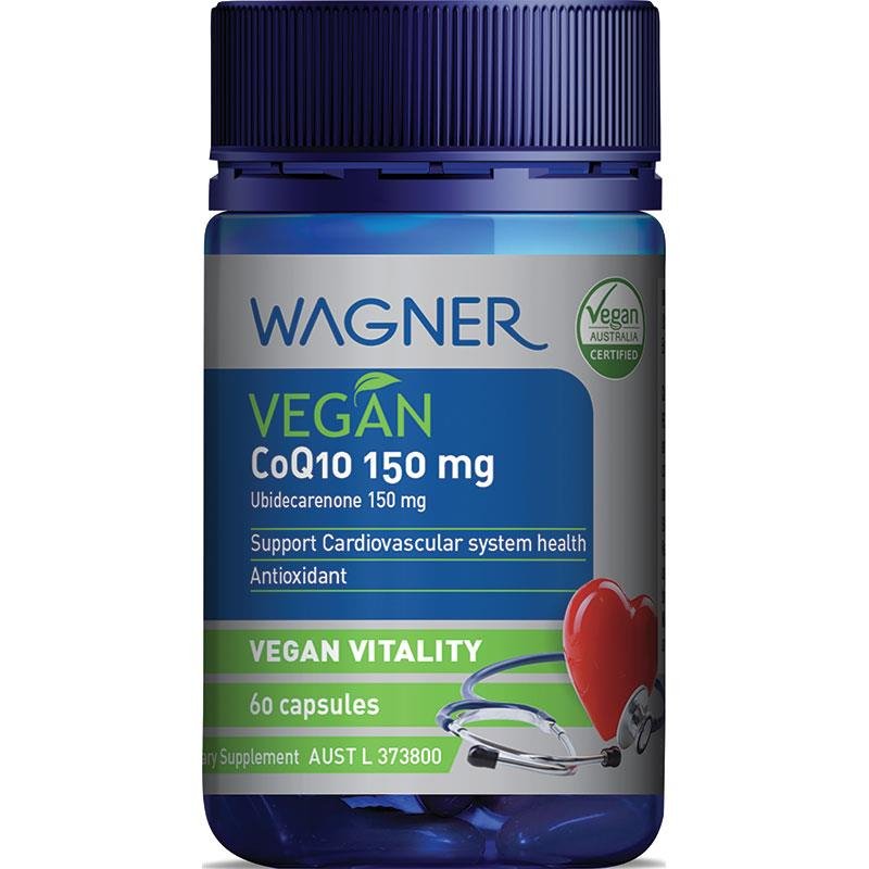 [CLEARANCE Expiry: 29/08/2024] Wagner Vegan CoQ10 150mg 60 Capsules