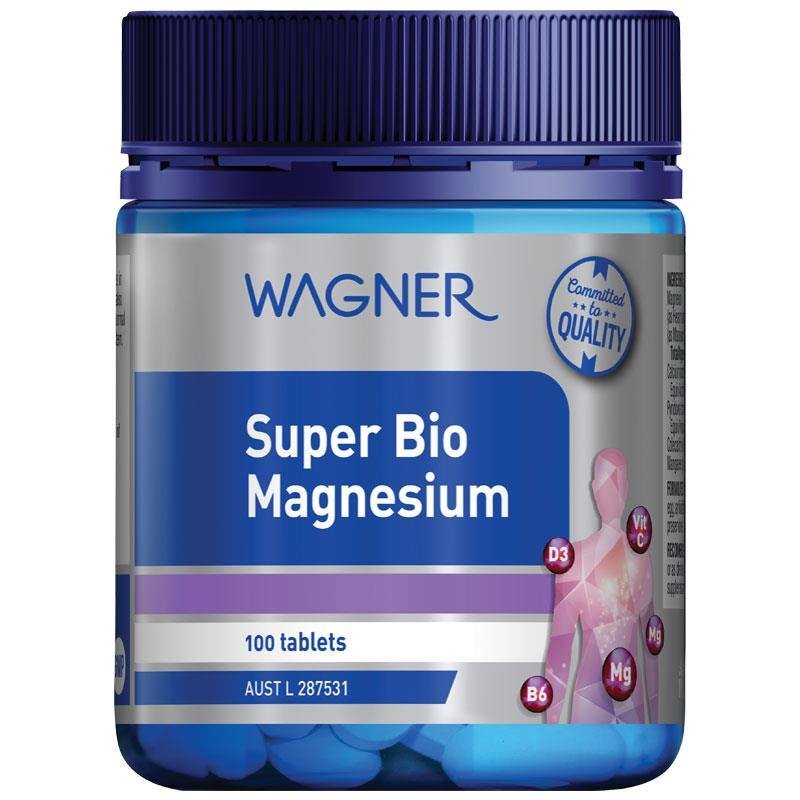 [Expiry: 07/2027] Wagner Super Bio Magnesium 100 Tablets