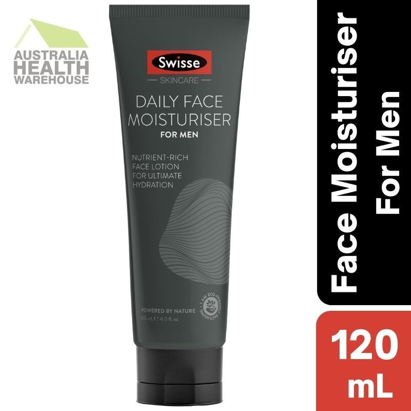 Swisse Skincare Daily Face Moisturiser For Men 120mL