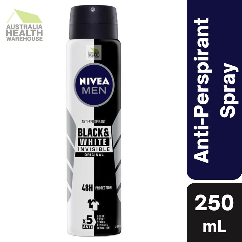 Nivea Men Black & White Invisible Anti-Perspirant Spray 250mL